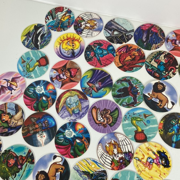 Jots and Roach A Blades Vintage lot of 95 POGS - Picture 8 of 11